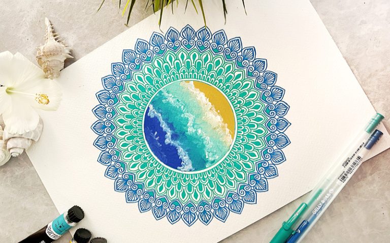 Mindfulness & Art Therapy, The Power of Mandala Drawing