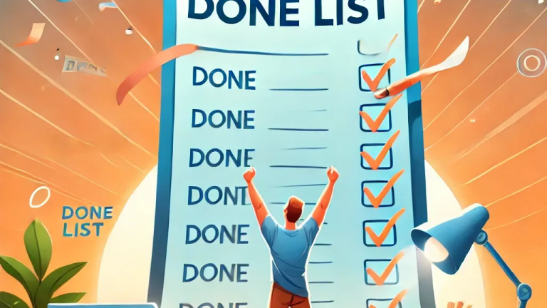 The Power of a “Done List” for Creative Momentum
