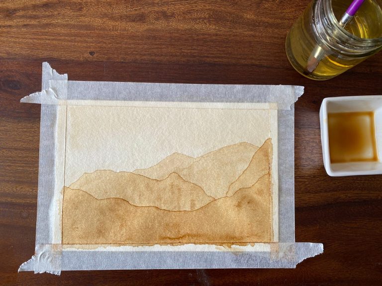 Exploring the Art of Coffee Painting: A Monochromatic Medium